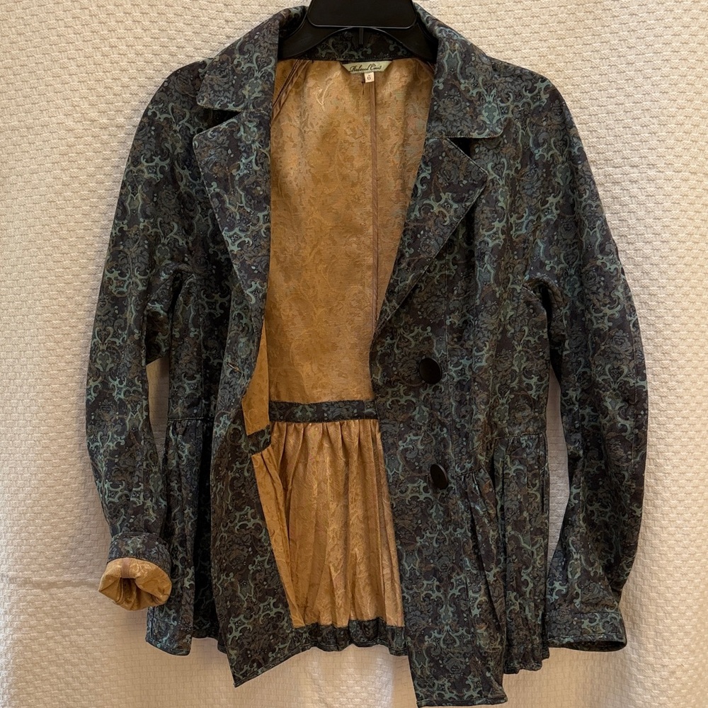 Chic Patterned Women's Blazer